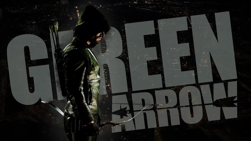 Green Arrow Character — Black