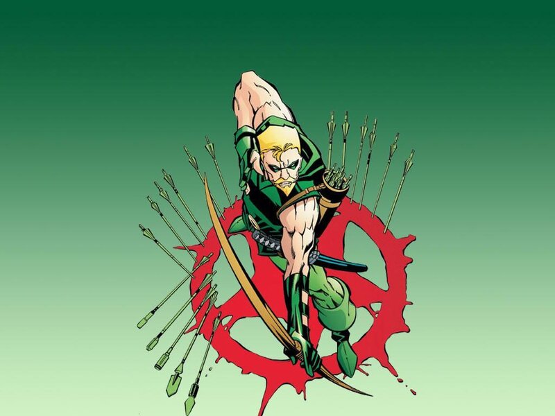 Green Arrow in action
