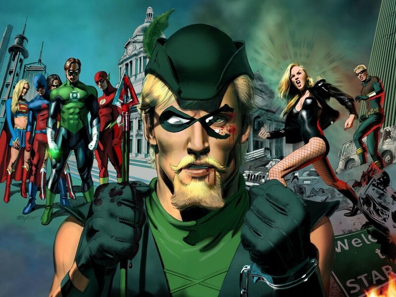 Green Arrow in City