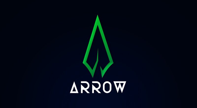 Green Arrow Logo — Dramatic