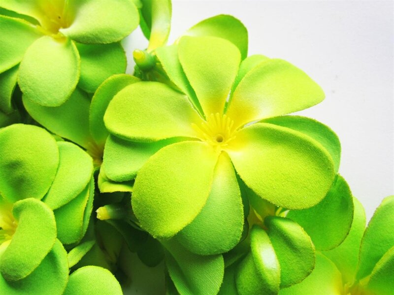 Green Artificial Flowers
