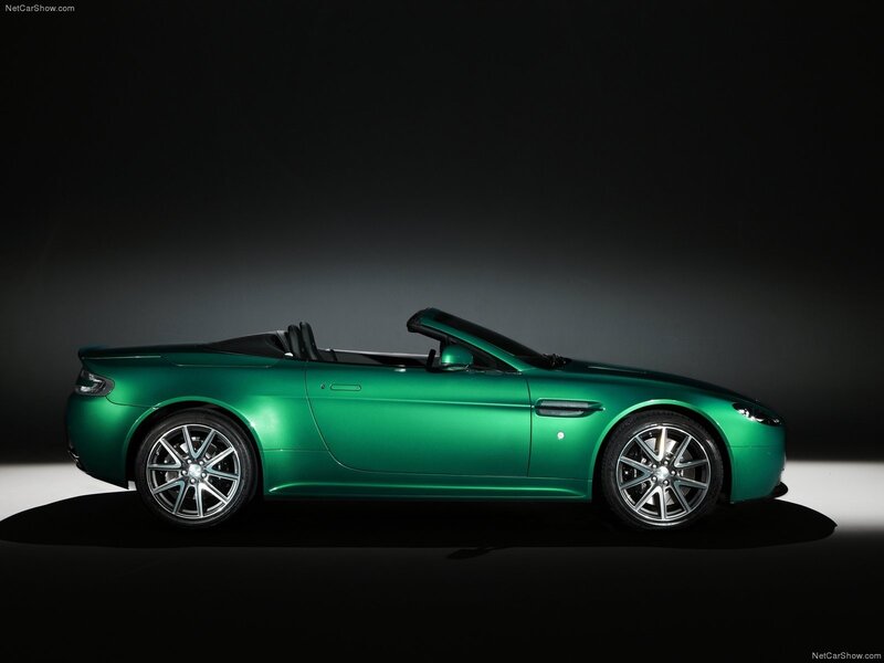 green aston martin convertible