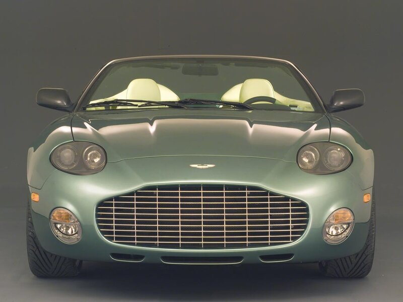 green aston martin convertible