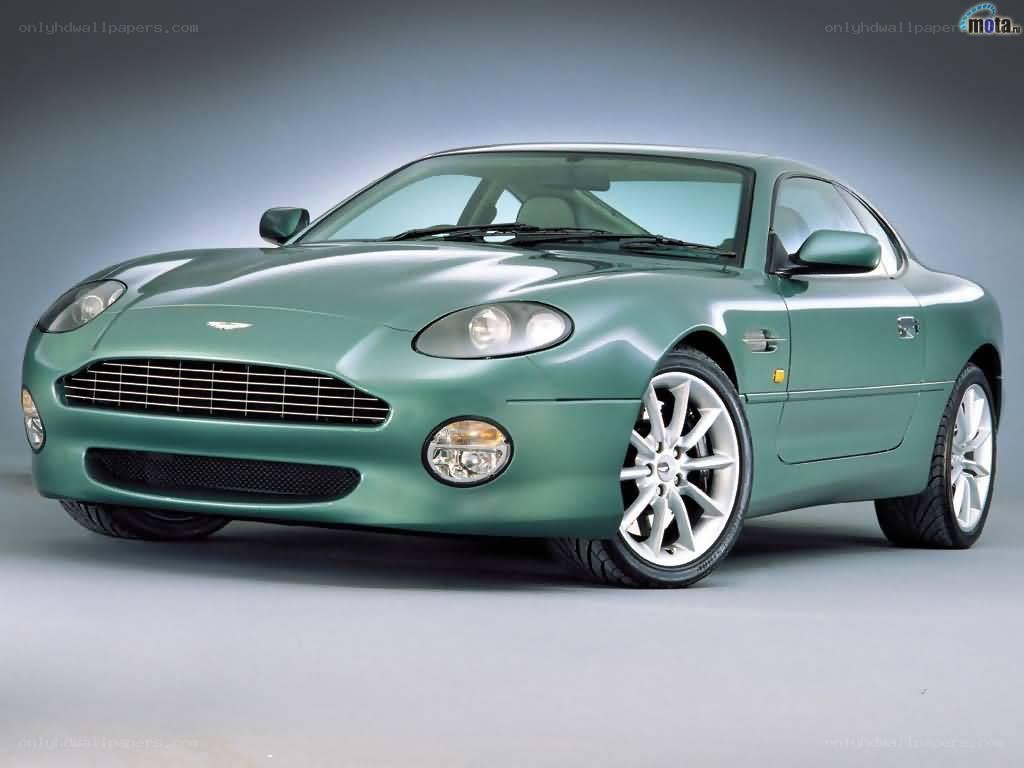 green aston martin coupe