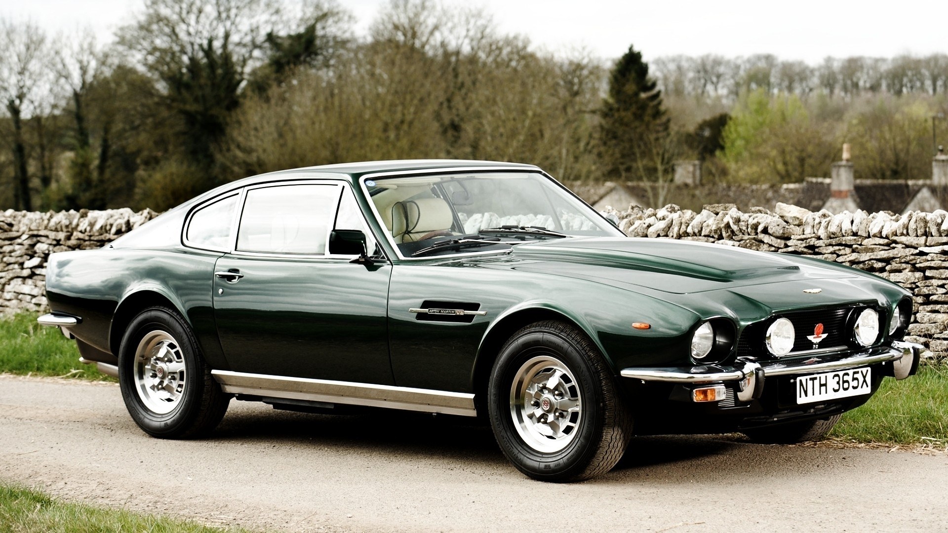 Green Aston Martin V8
