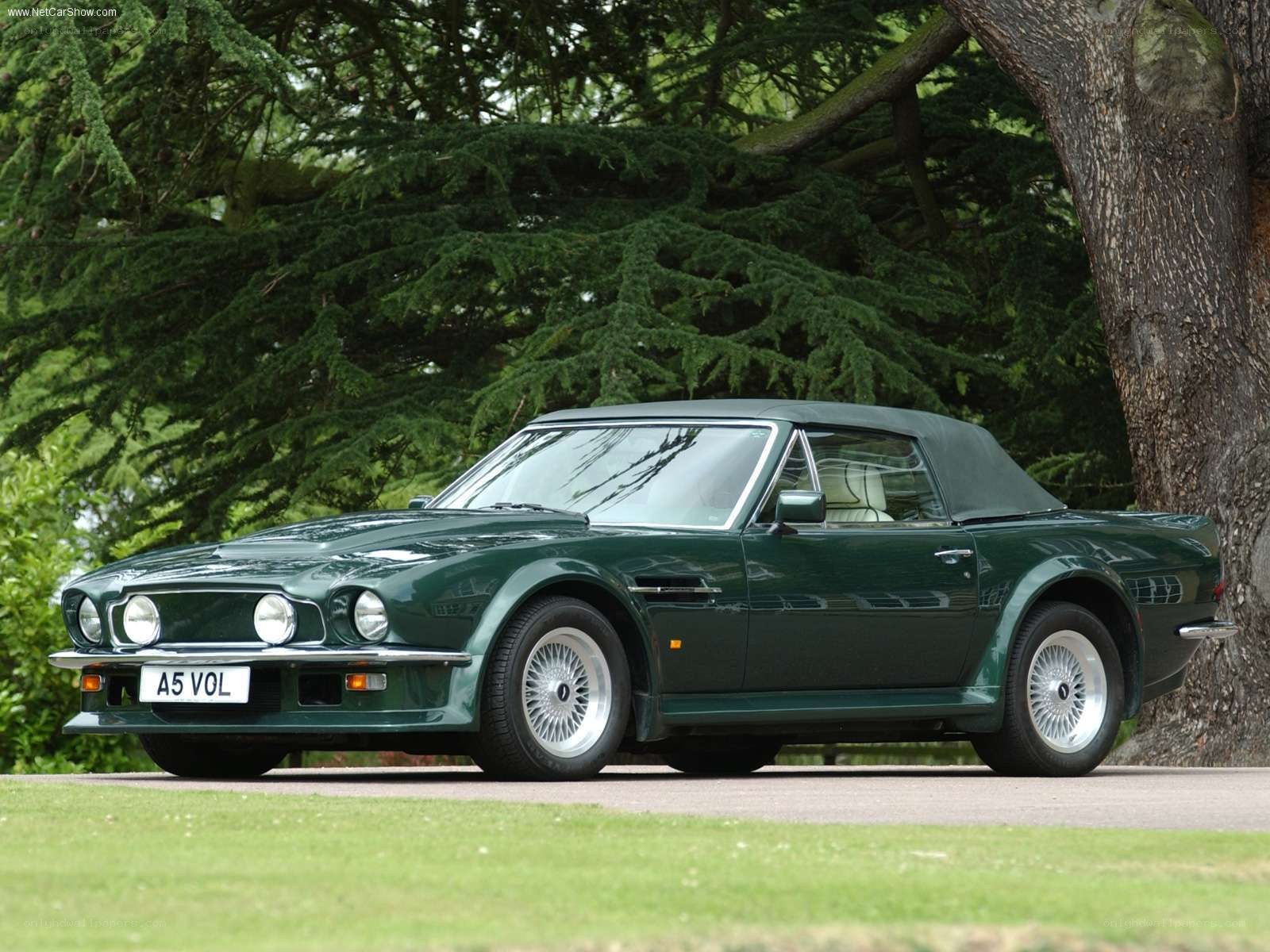 Green Aston Martin Volante