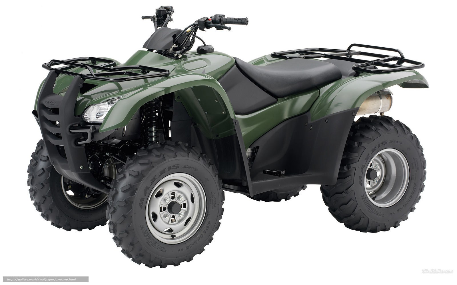 green atv quad bike
