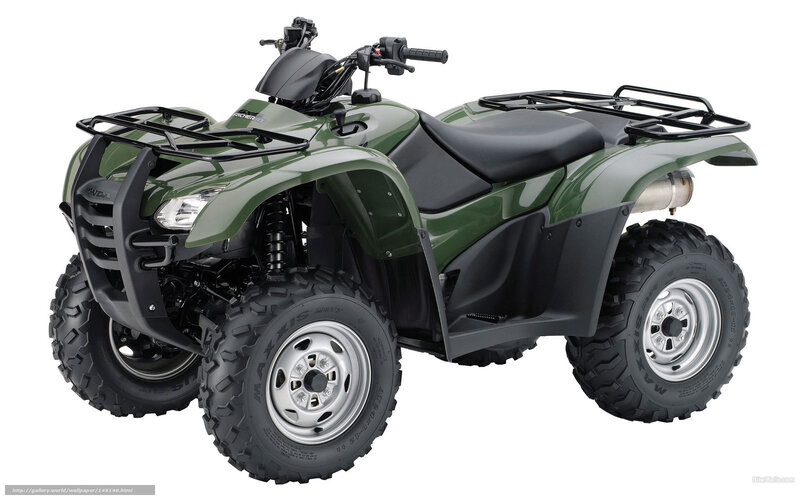 green atv quad bike