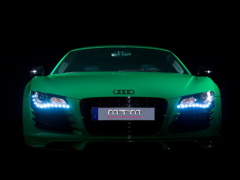 Green Audi R8