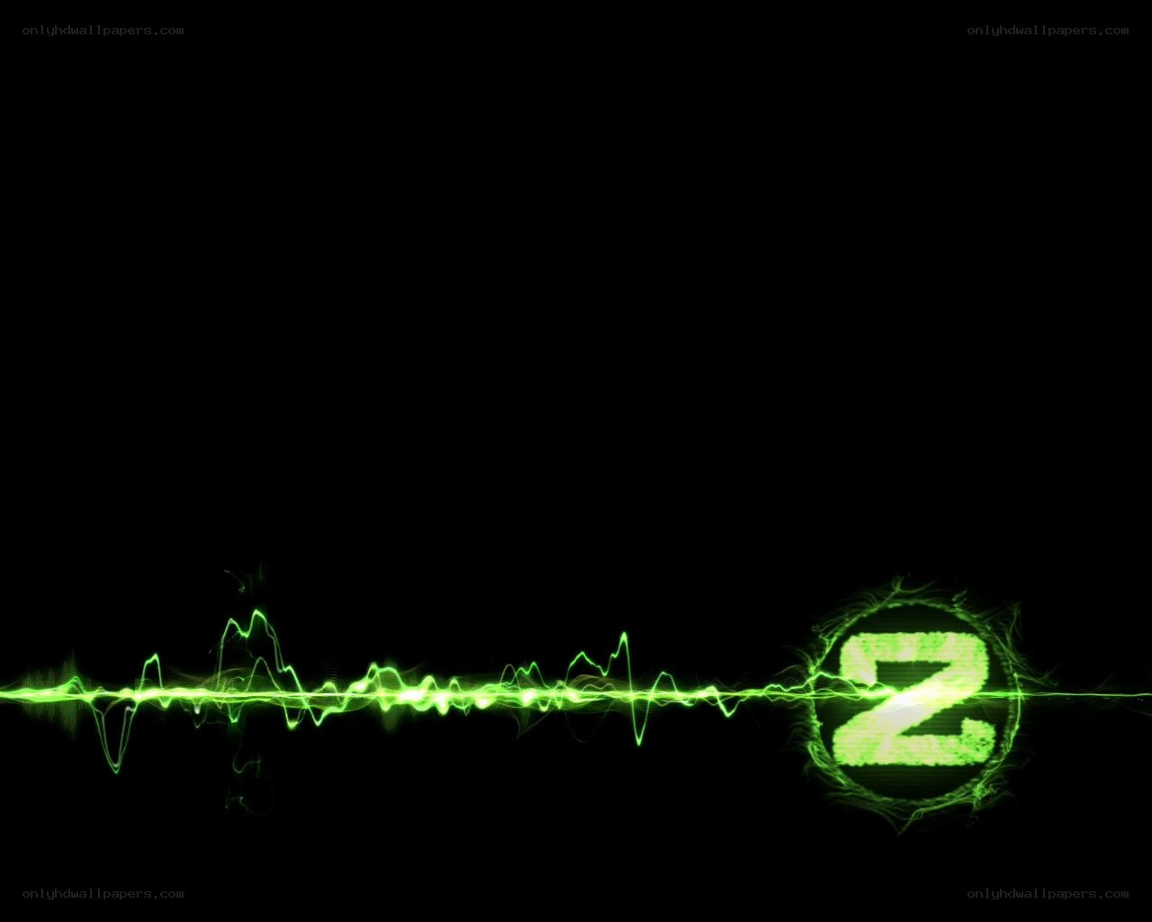 green audio wave with Z logo