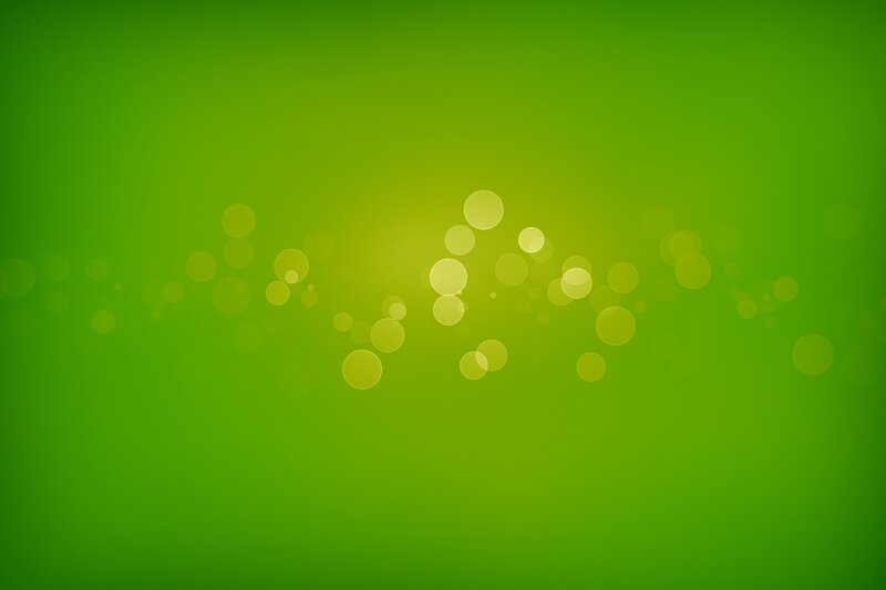 Green Background with Bokeh