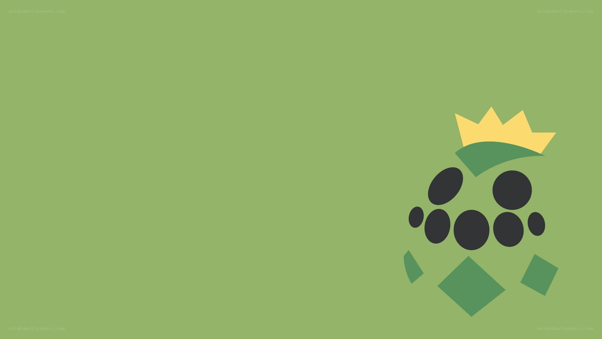 green background with crown icon