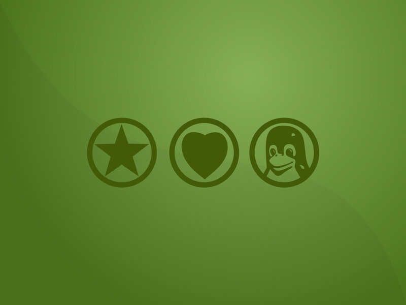 green background with icons