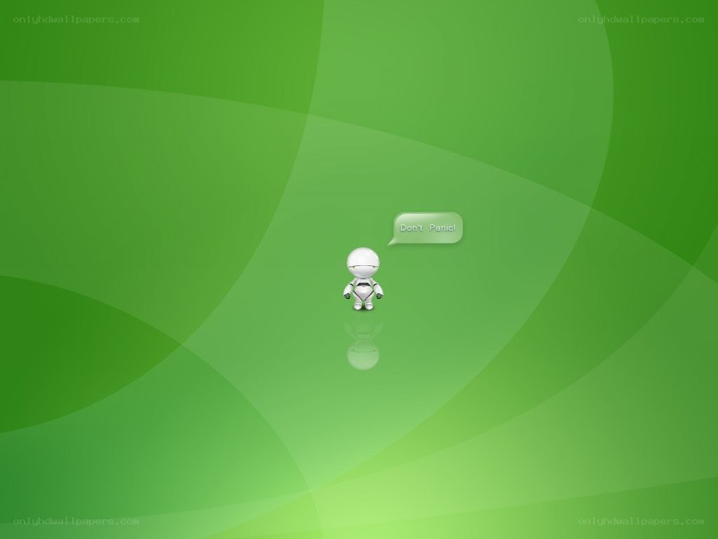 green background with robot