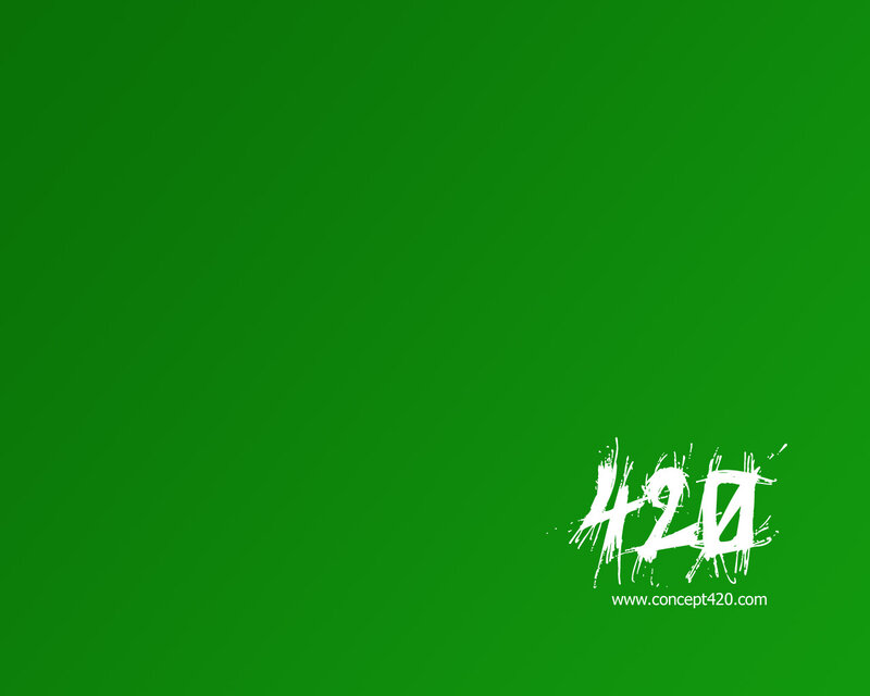 Green Background with Text — Neutral