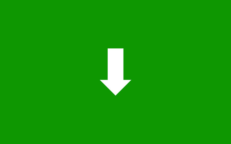 green background with white arrow