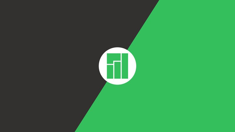 Green Bar Chart Icon
