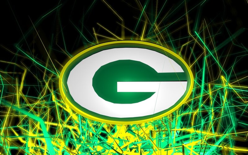 Green Bay Packers Logo — Energetic, Digital Art
