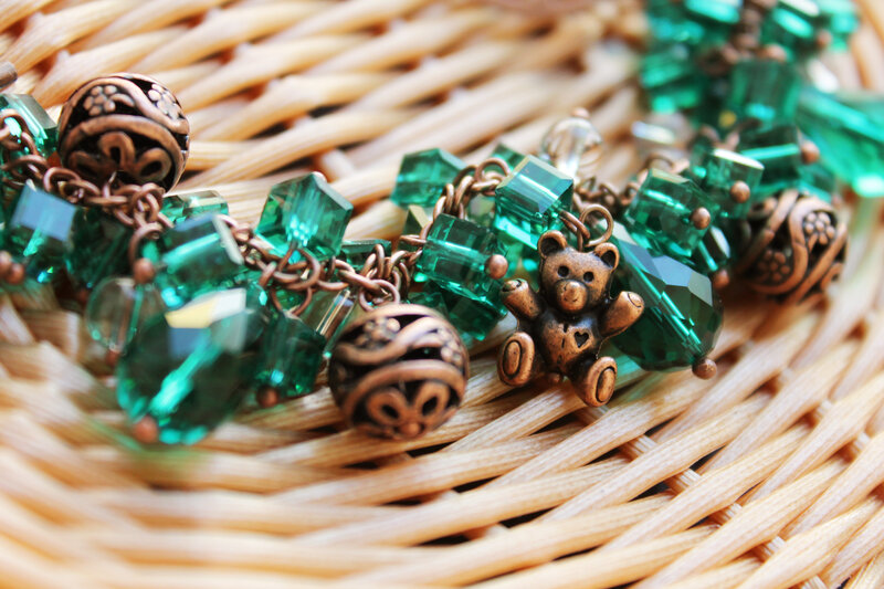 Green Beaded Bracelet