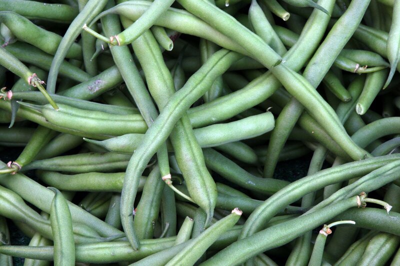Green Beans in Pile — Natural