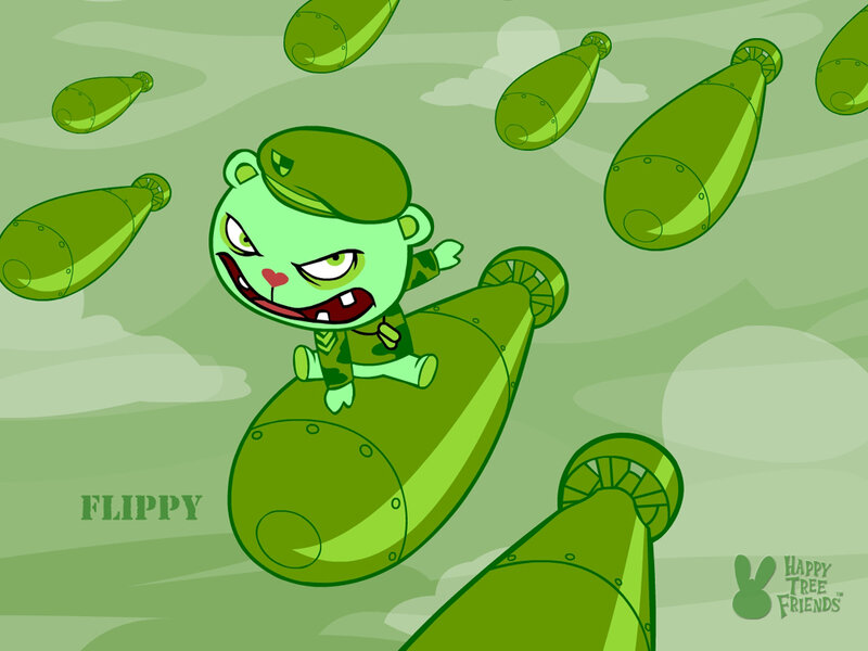 Green Bear on Bomb