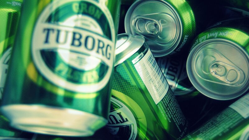 Green Beer Cans