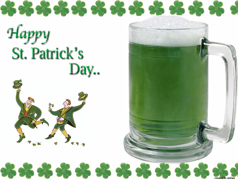 Green Beer in a Mug