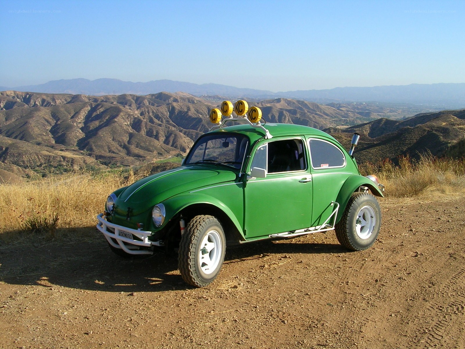green beetle off-road vehicle
