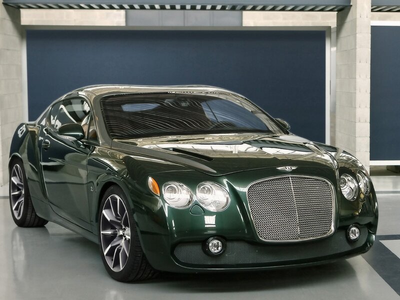 Green Bentley Concept Car