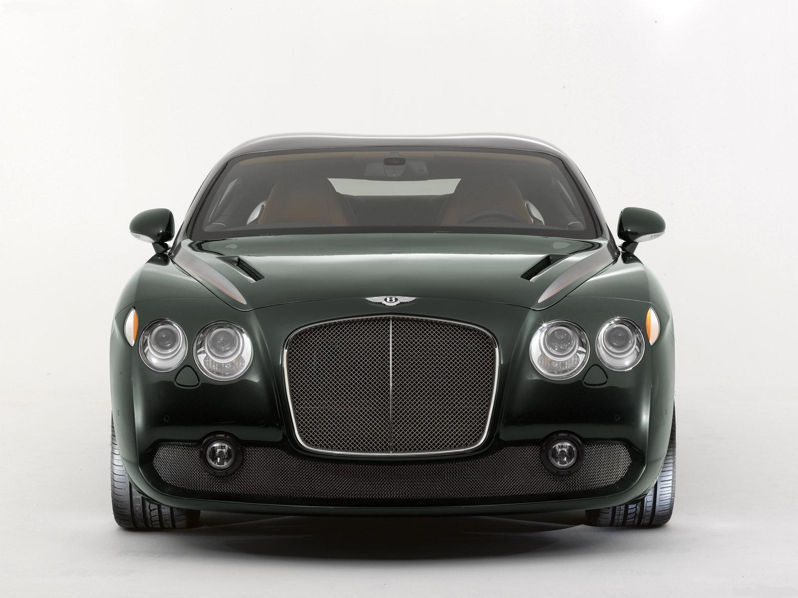 Green Bentley Continental GT