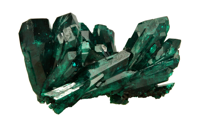 Green Beryl Crystals — Neutral, Photograph