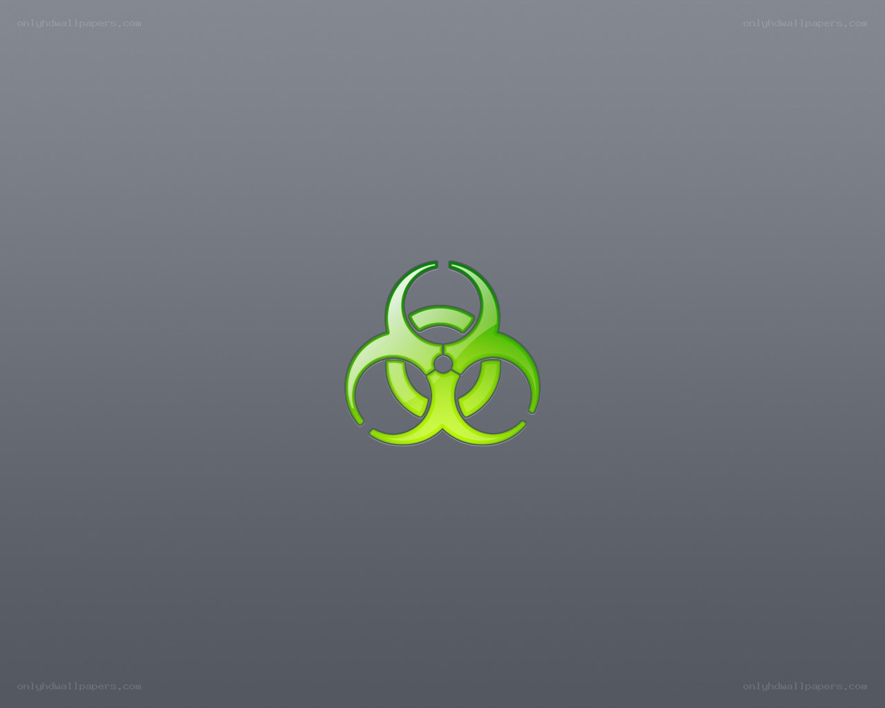 green biohazard symbol