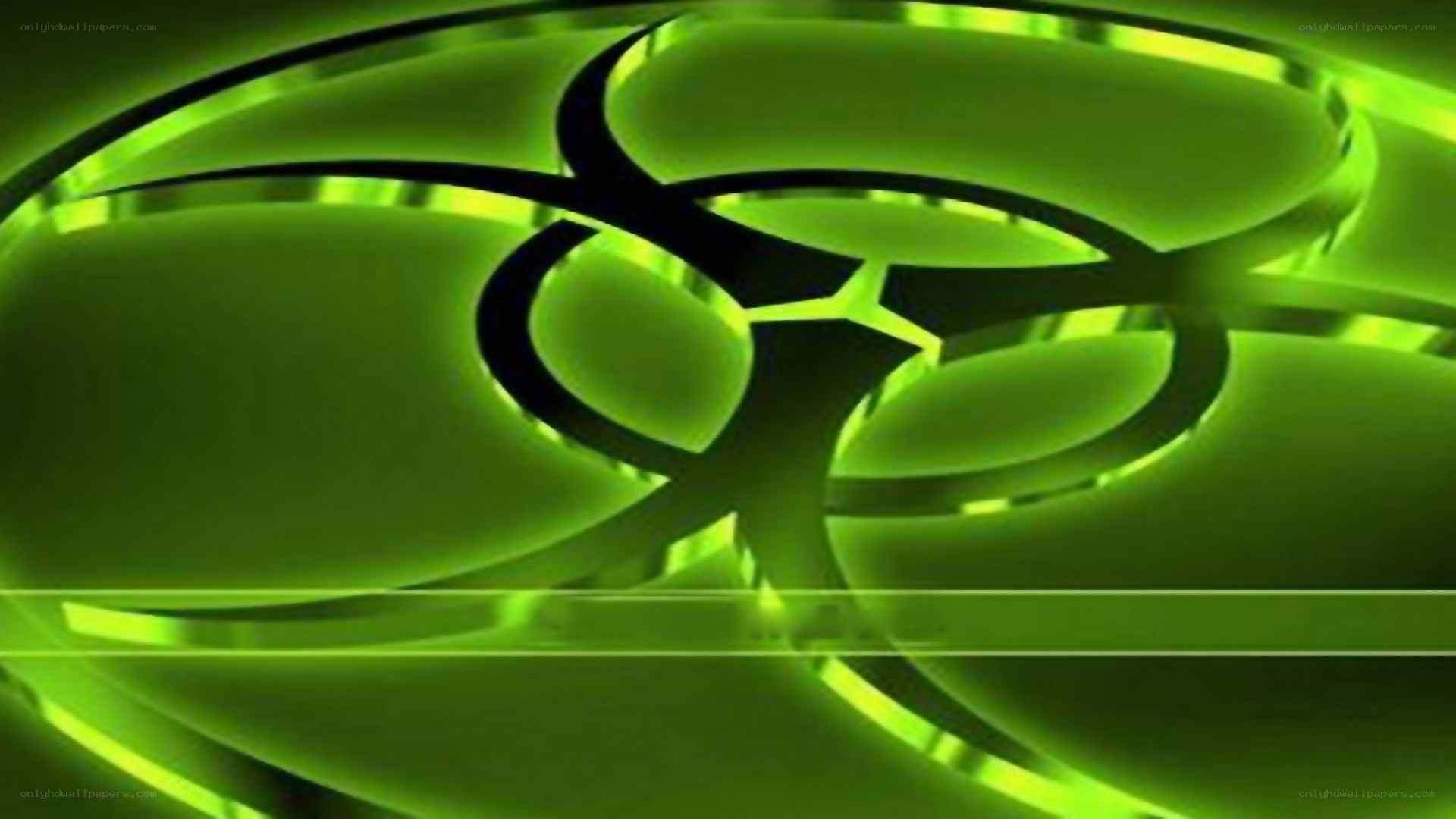 green biohazard symbol