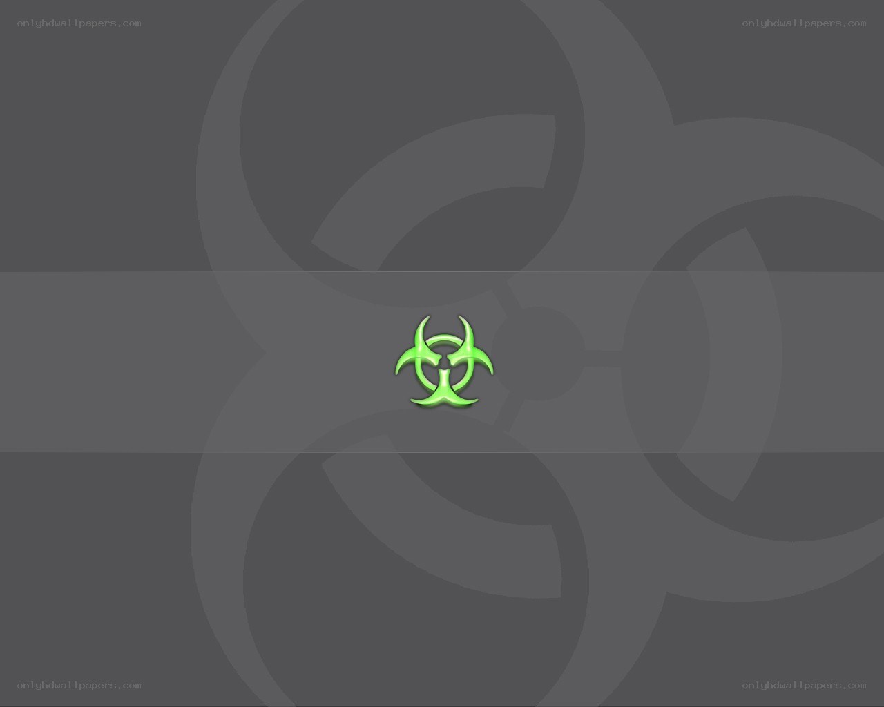 green biohazard symbol