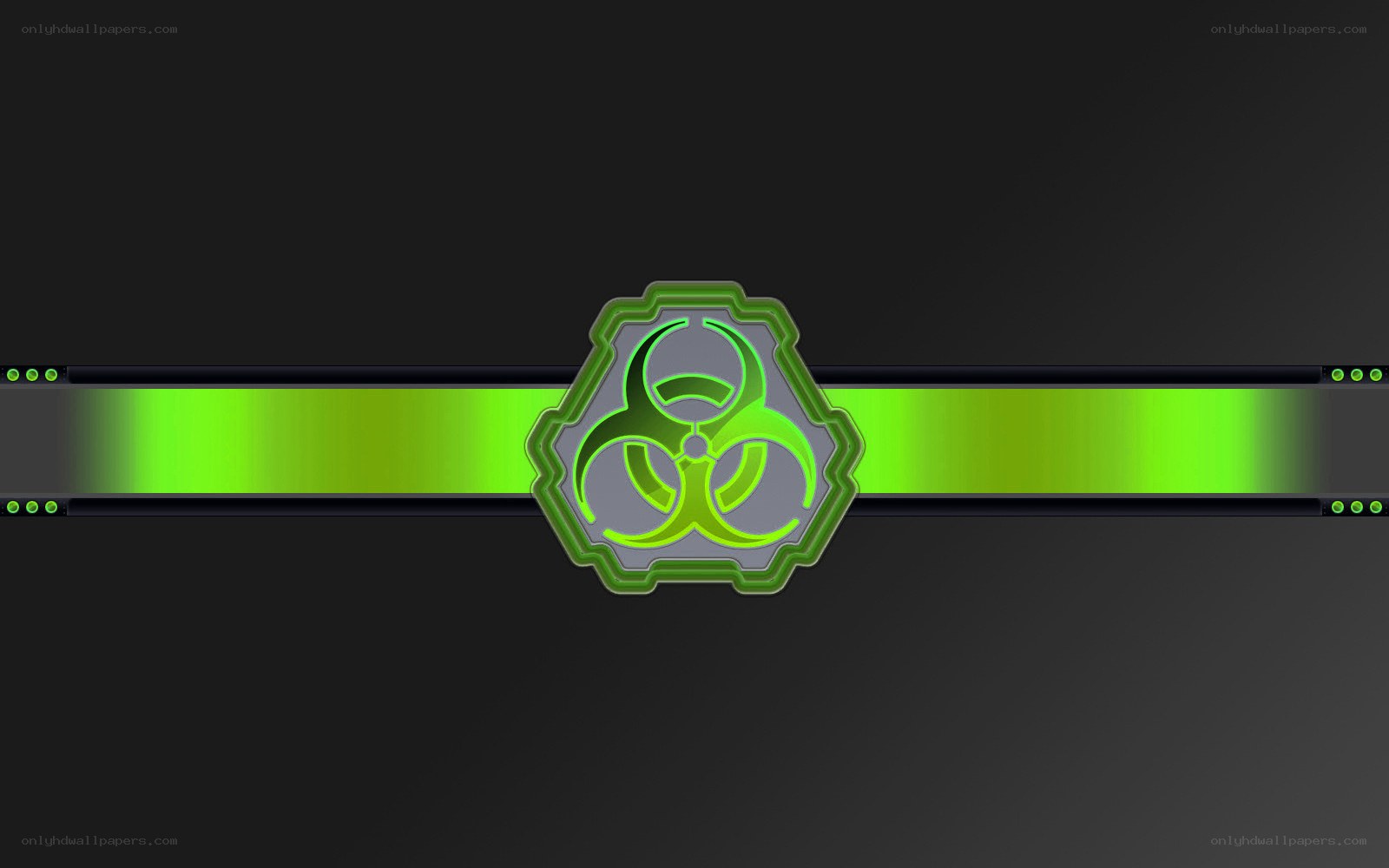 green biohazard symbol design