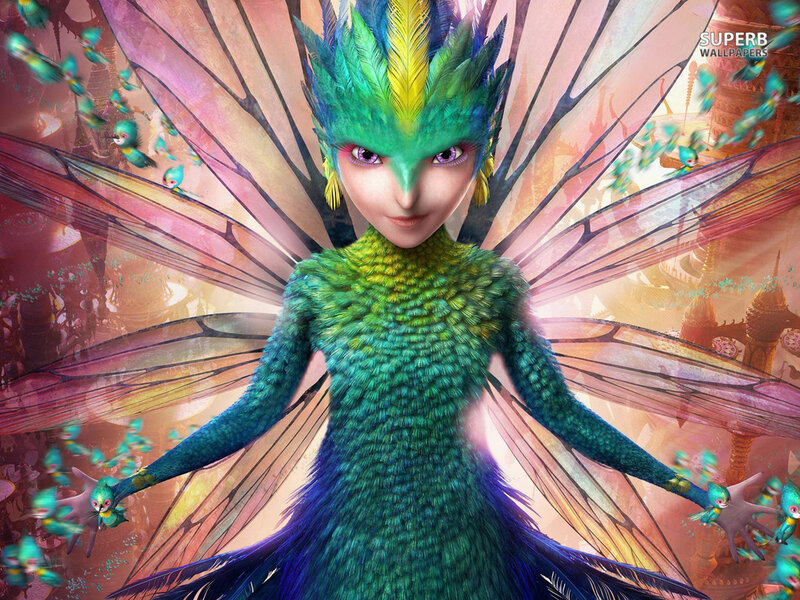 Green Bird-like Fairy