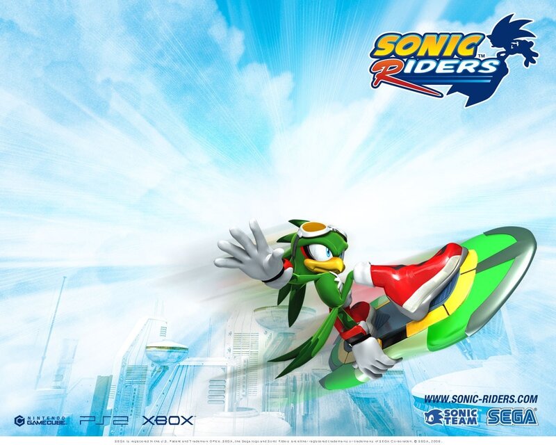 Green Bird on Hoverboard