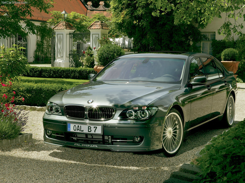 Green Bmw Alpina B7