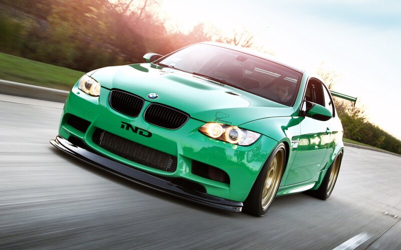 Green Bmw M3 Car
