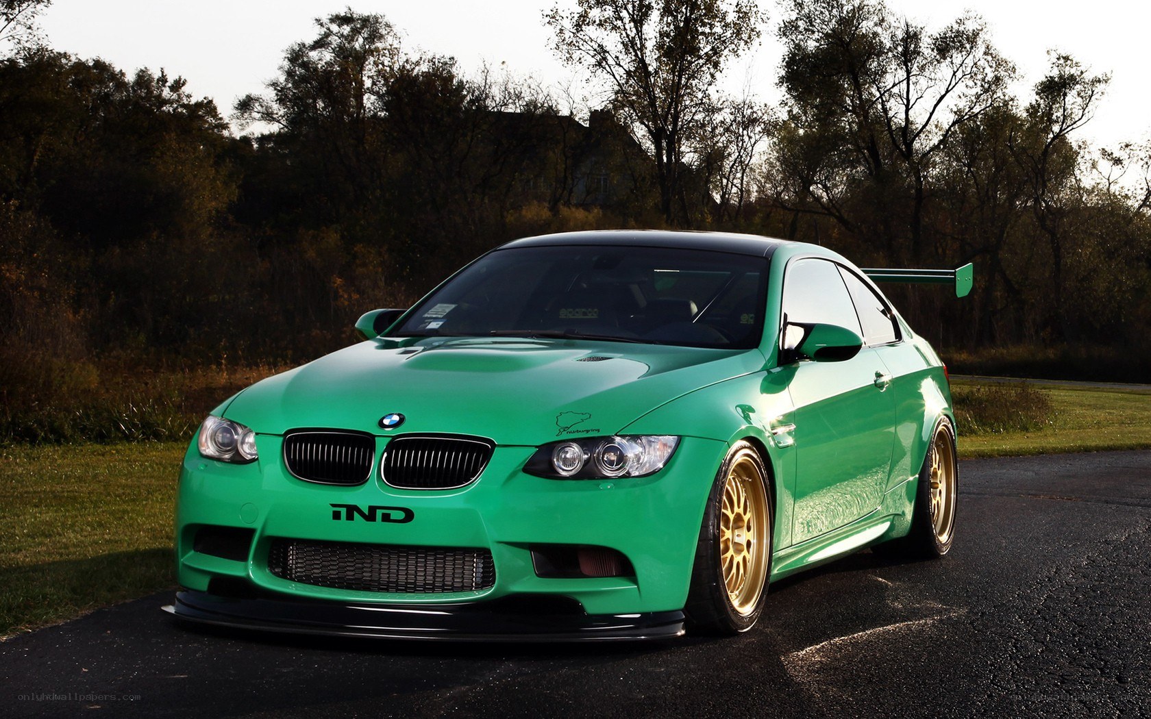 green bmw m3 coupe