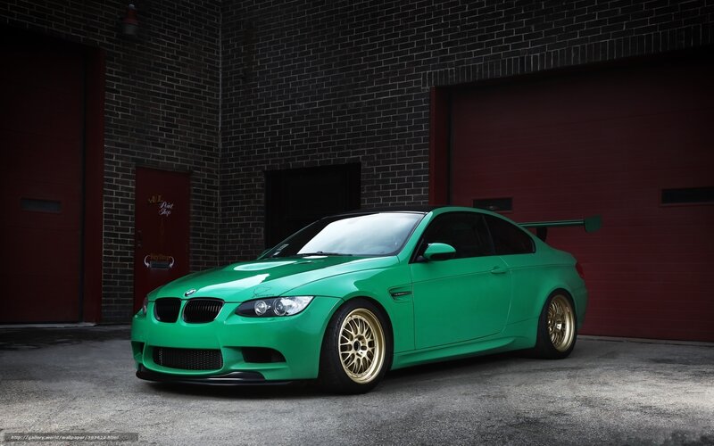 Green Bmw M3 Coupe — Dramatic, Photograph