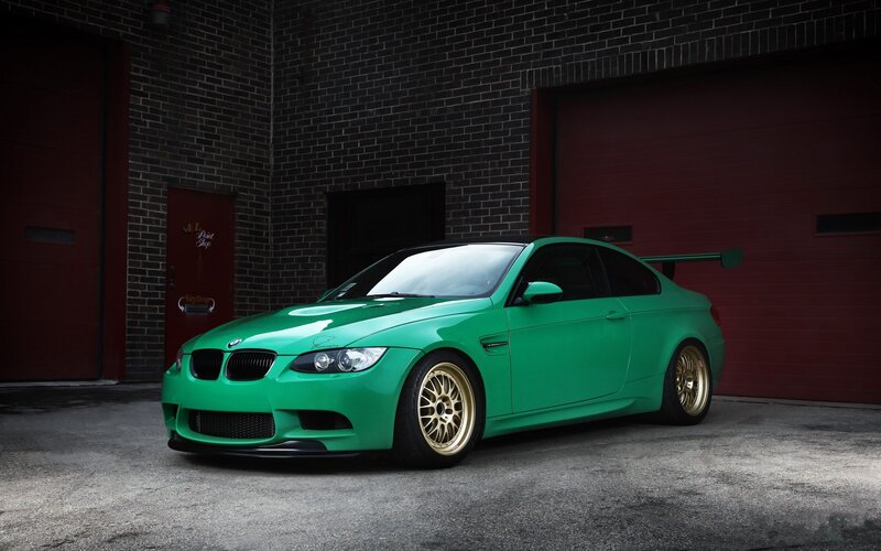 Green Bmw M3 Coupe — Dramatic