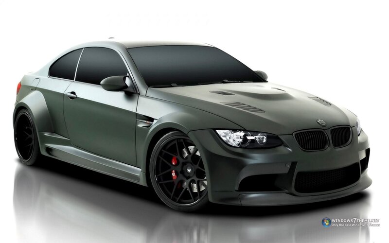 Green BMW M3 Coupe — Gray, Dramatic