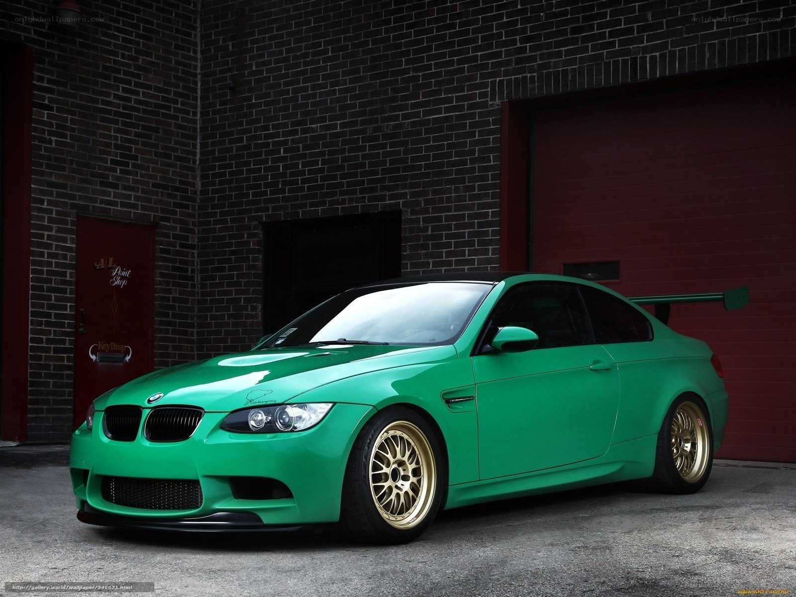 green bmw m3 coupe