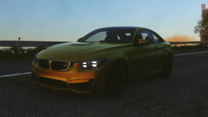 Green BMW M4 Coupe