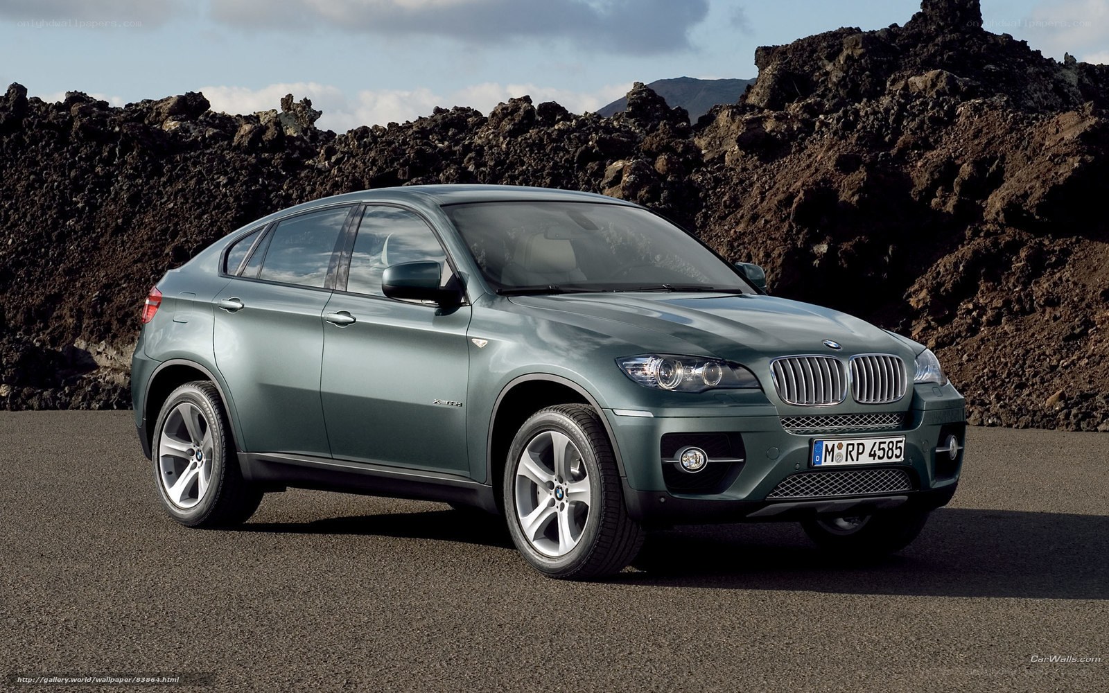 green bmw x6 suv