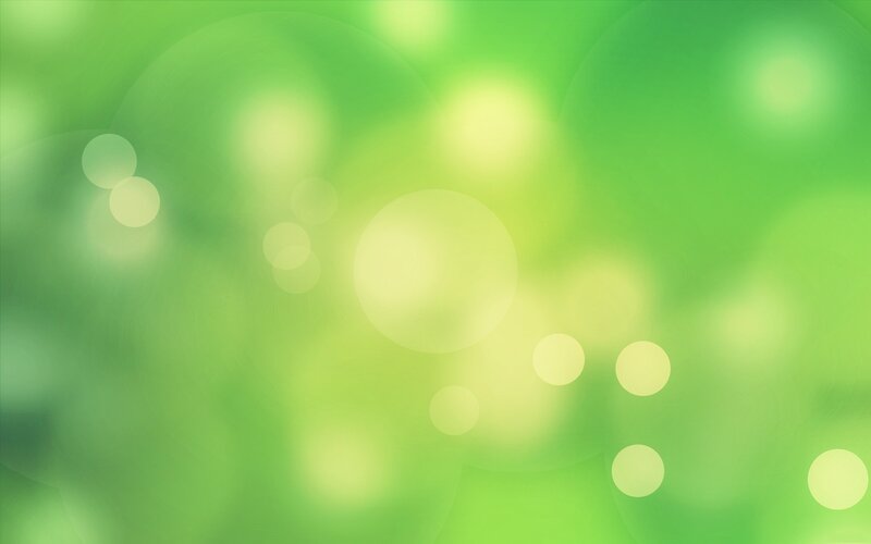 Green Bokeh Background — Calm, Abstract, Light Circles