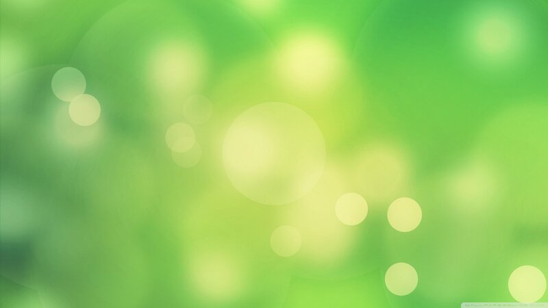 Green Bokeh Background — Calm