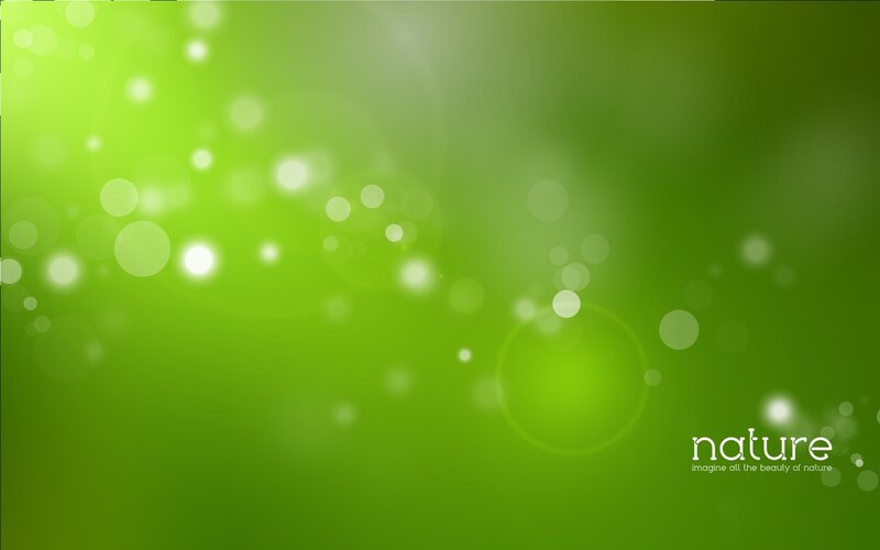 Green Bokeh Background — Serene