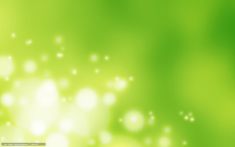 green bokeh background